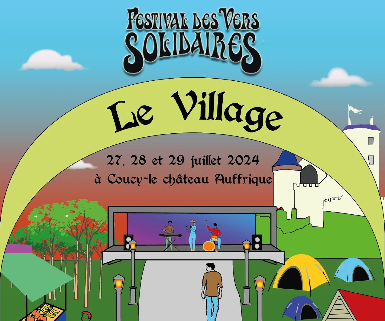 Affiche festival Vers Solidaires